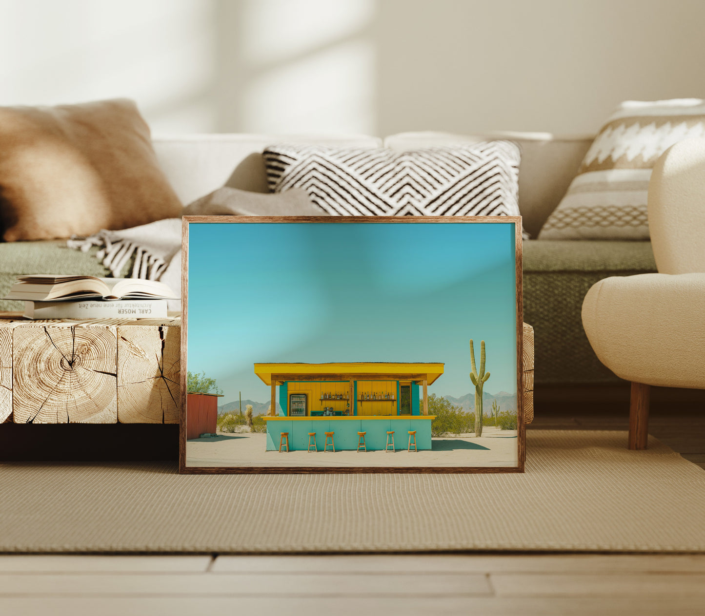 Turquoise Oasis Waits For Travelers