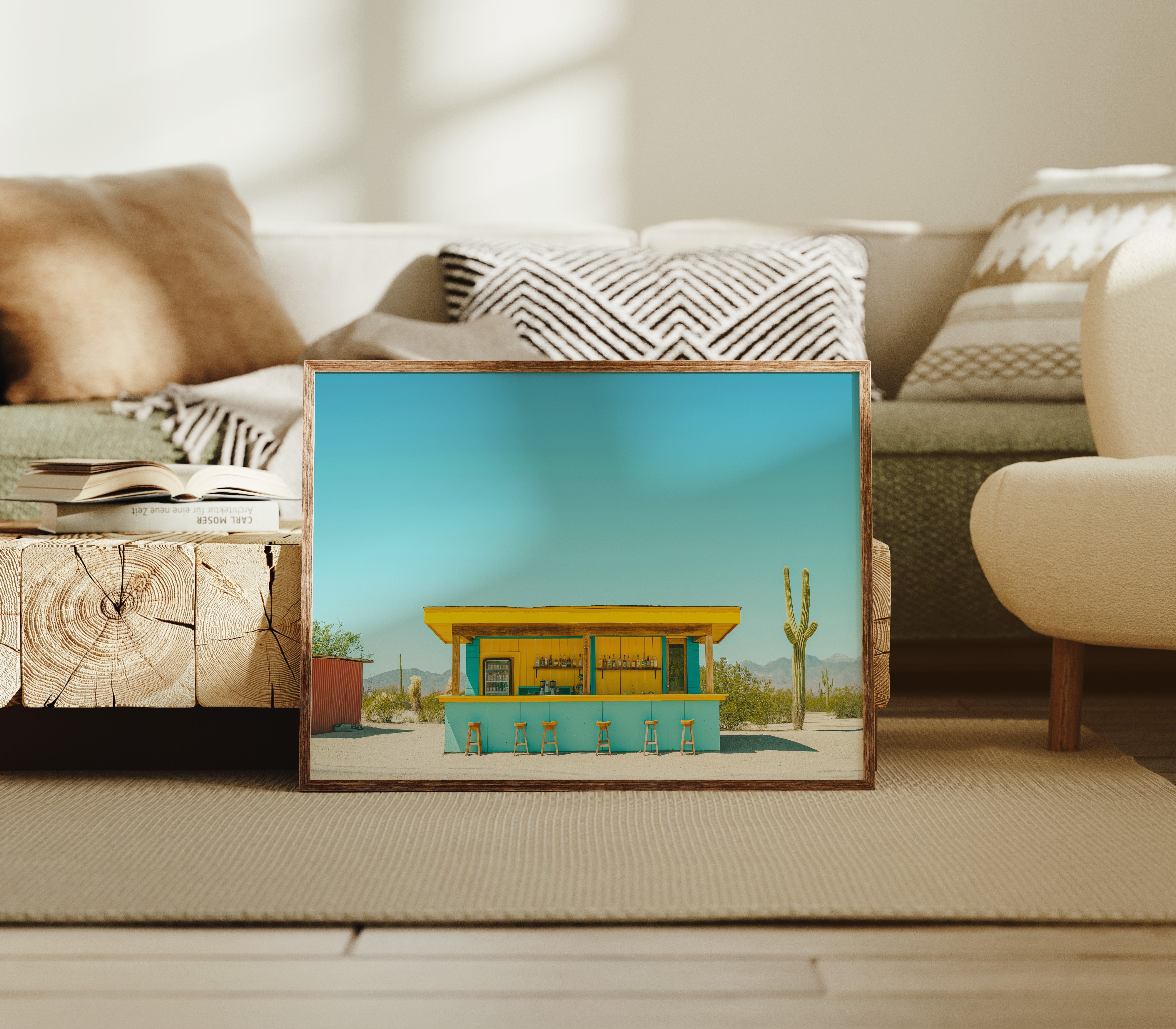 Turquoise Oasis Waits For Travelers