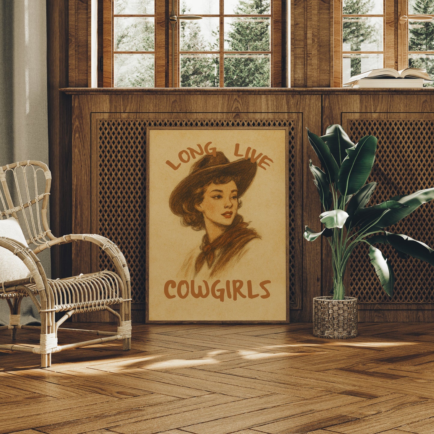 Prairie Spirit In Sepia Tones