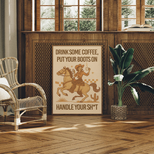 Morning Ride With Caffeine Courage