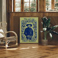 Cowboy Blues On Sage Green
