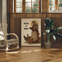 Sacred Hens And Rustic Charm