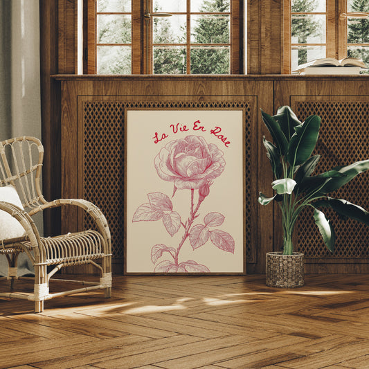 Parisian Bloom In Rustic Retreat