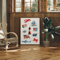 Coastal Treasures Of American Summer