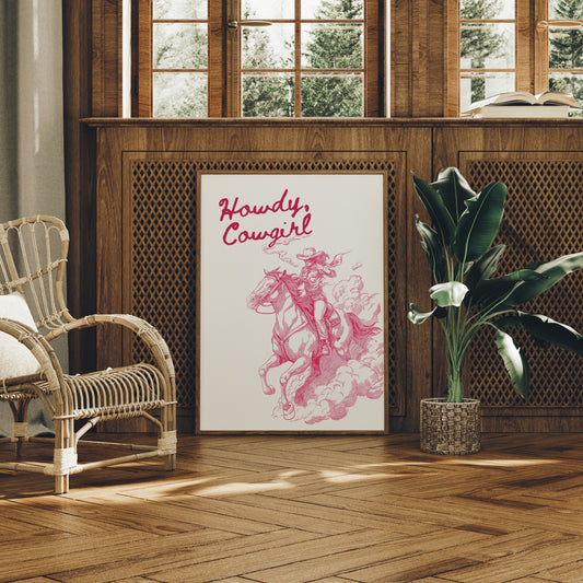 Pink Dust On Frontier Trails