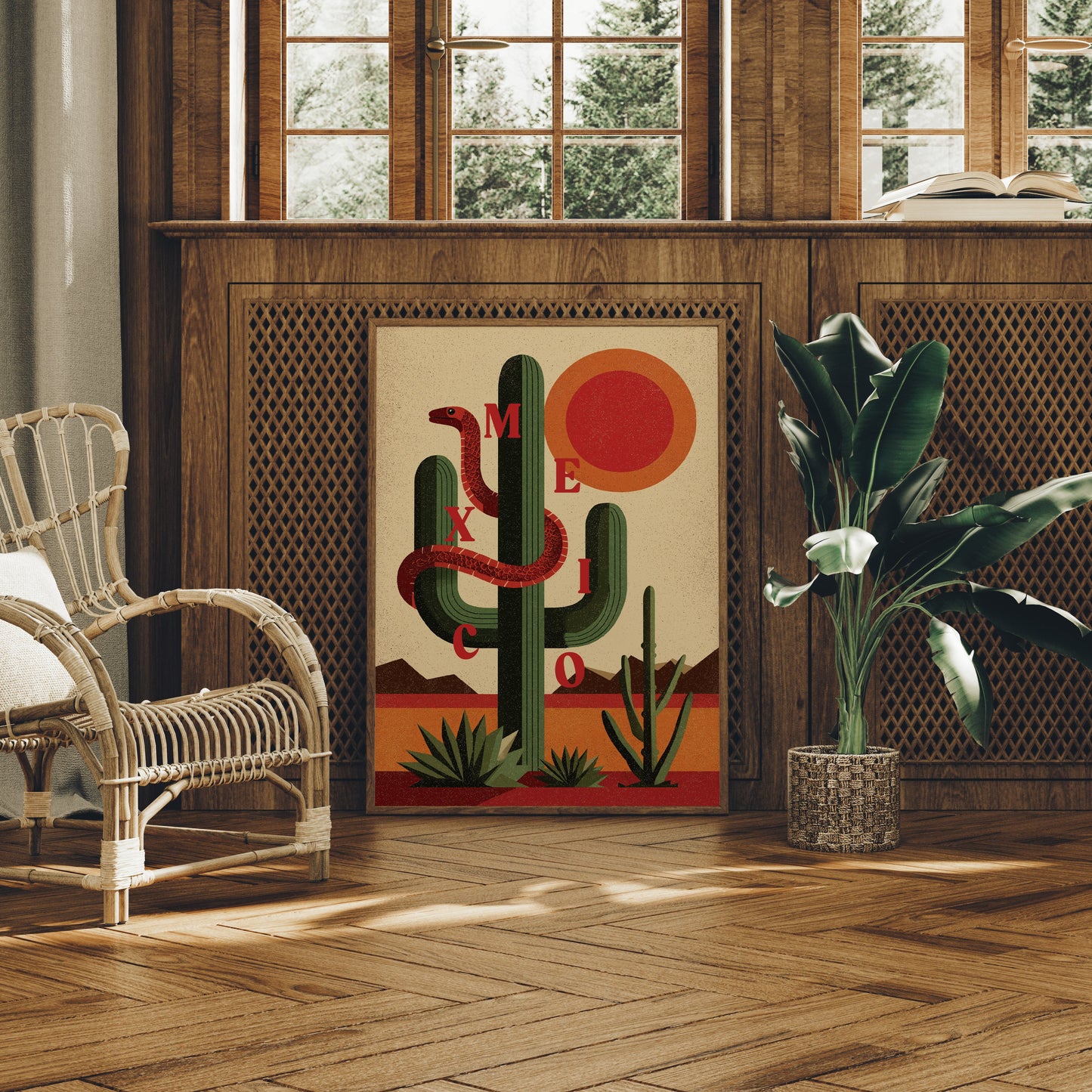 Serpent Dances Under Desert Sun