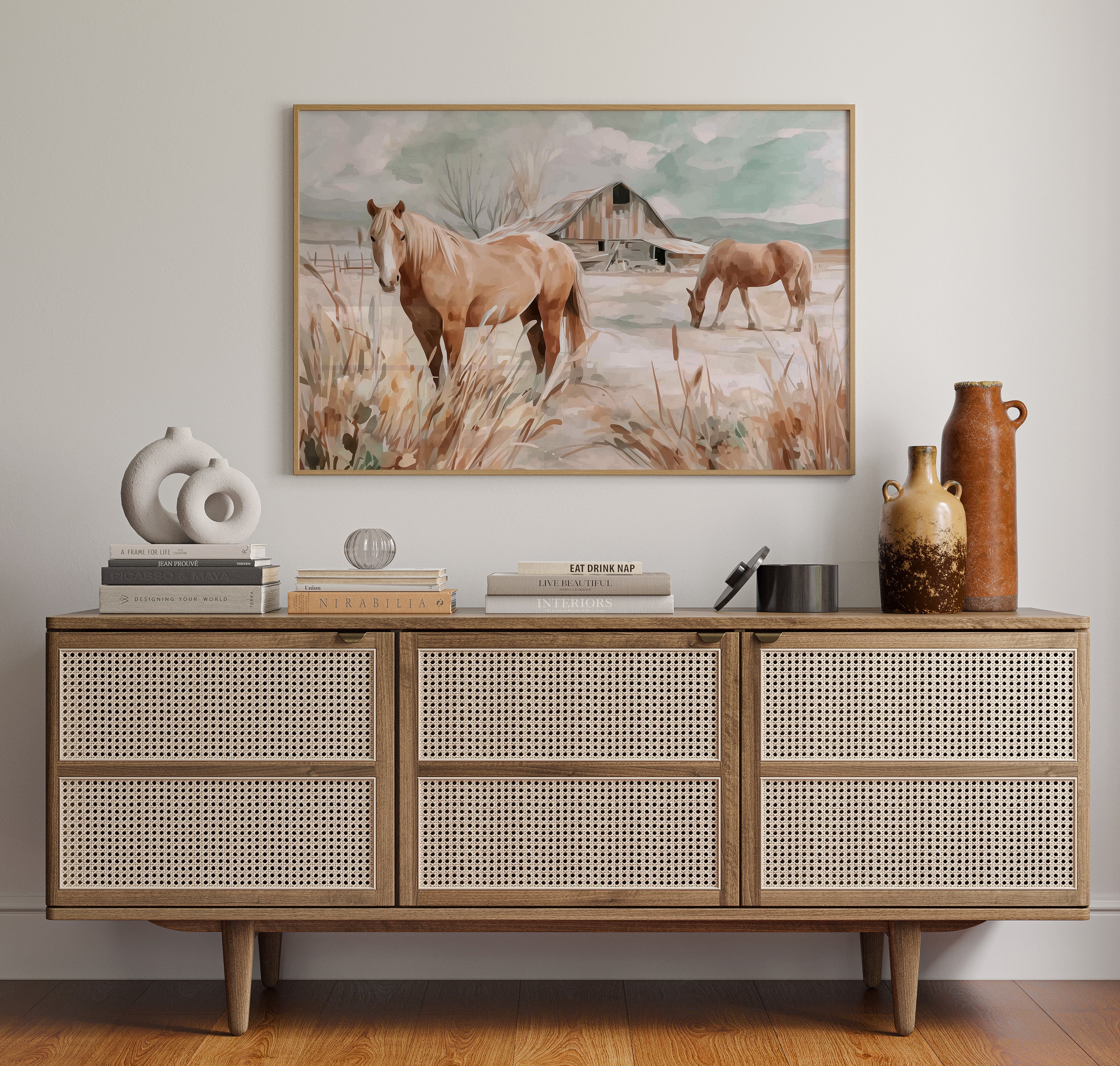Palomino Standing Through the Quiet