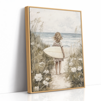 Seaside Surfer Girl