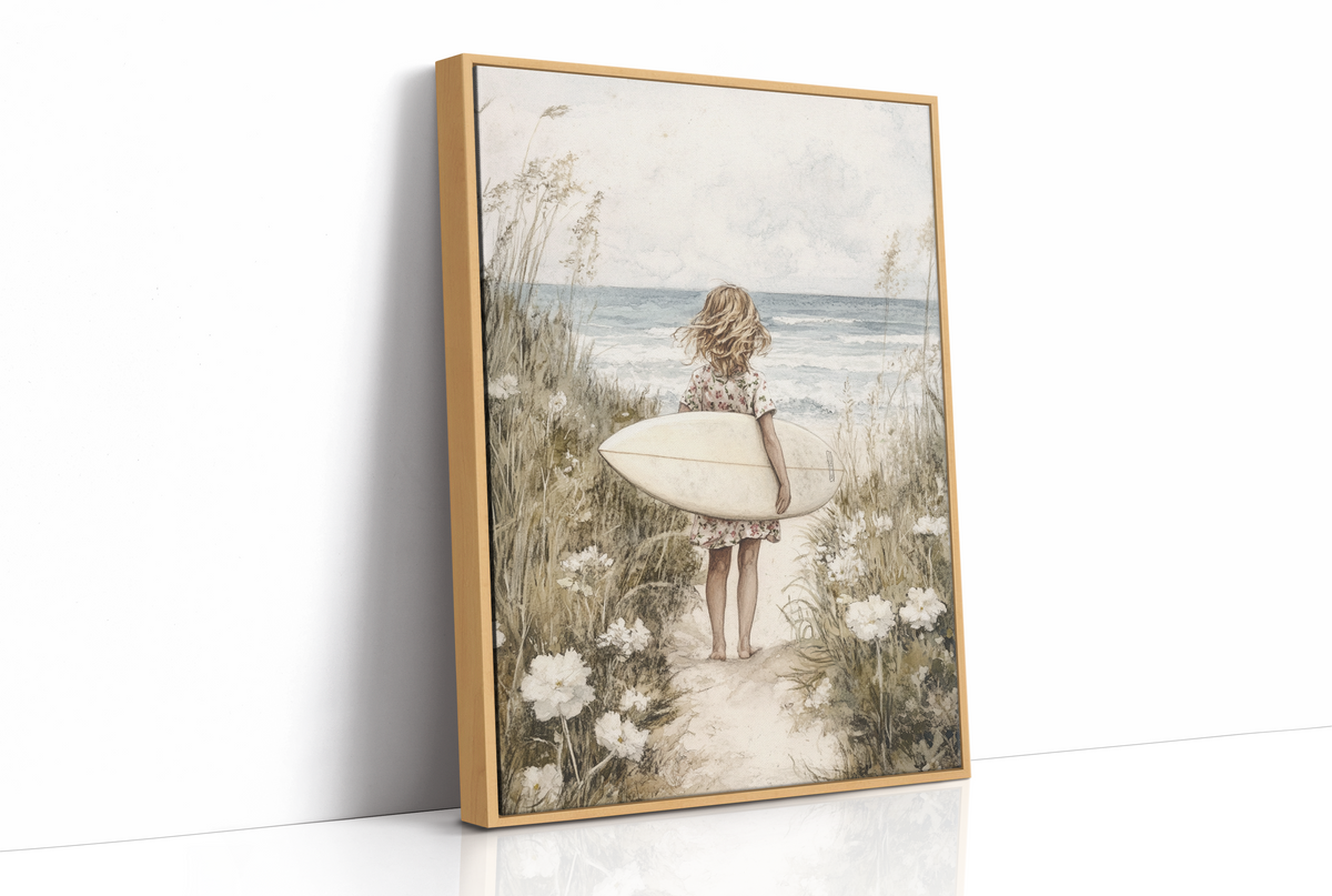 Seaside Surfer Girl