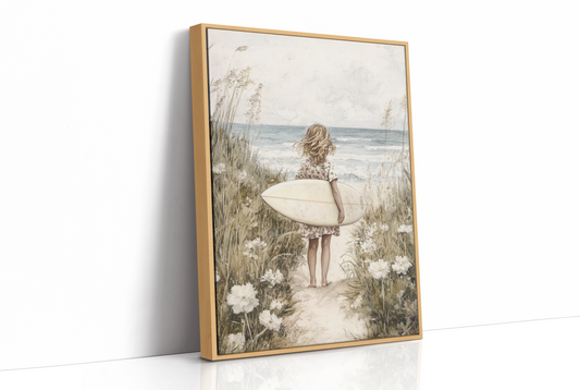 Seaside Surfer Girl