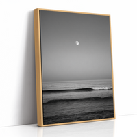 Moonlit Tide and Quiet Reflections