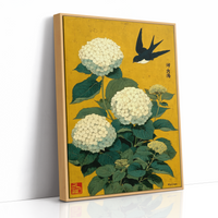 Swallow Songs Meet Summer Hydrangeas