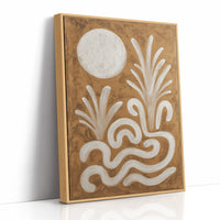Moonlit Waves Dance In Sepia