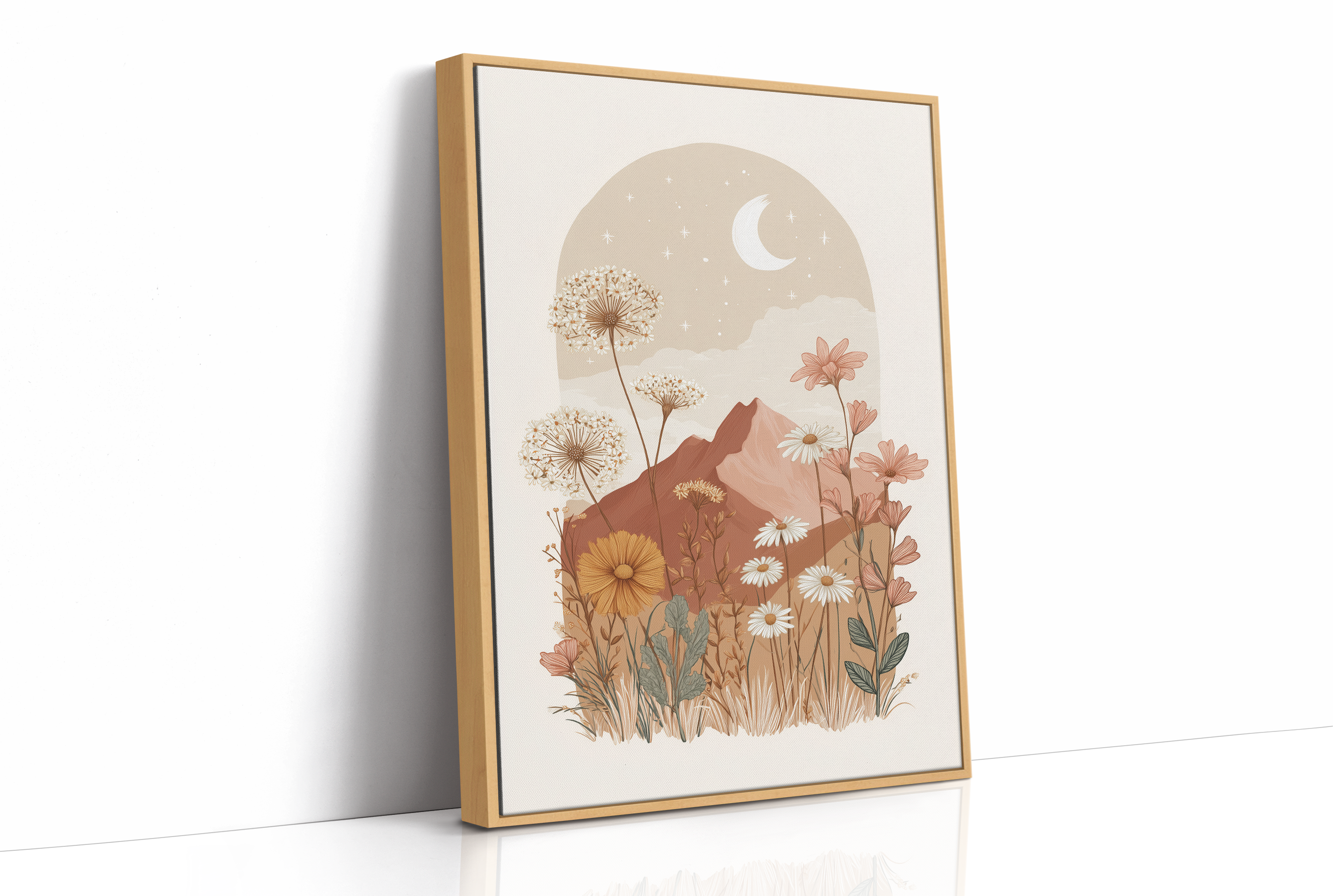 Moonlit Meadow's Terracotta Dreams