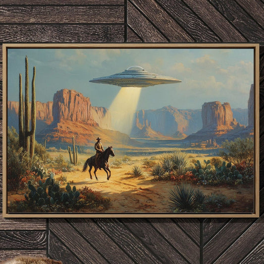 Cosmic Cowboys Meet Desert Light