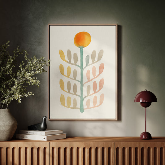 Morning Sun Grows Pastel Leaves
