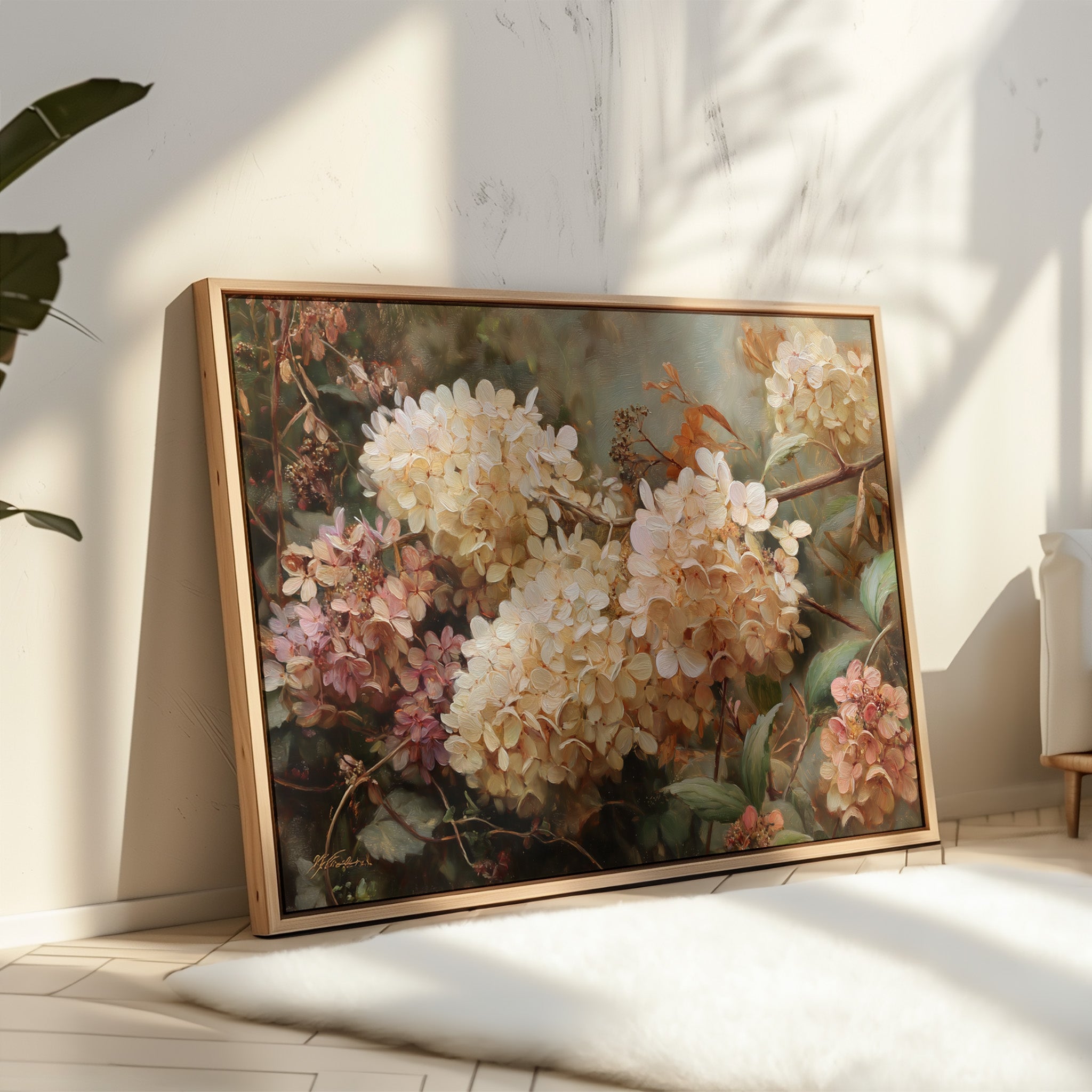 Autumn Hydrangeas Paint October's Symphony