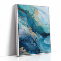 Gold Veins Through Ocean Depths