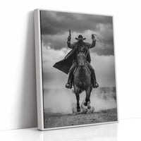 Masked Outlaw at a Full Gallop