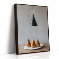 Three Pears Under Modern Light