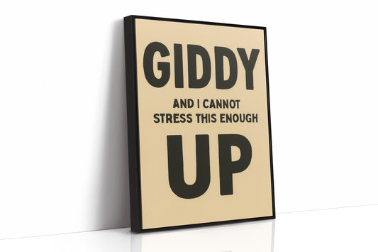 Giddy Up and I Cannot Stress This Enough Cream Edition