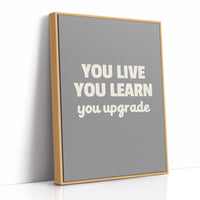 You Live You Learn You Upgrade