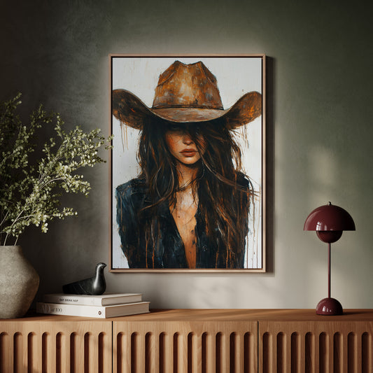 Whiskey Dust – Bold Western Cowgirl Print
