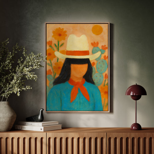 Cowgirl in Bloom