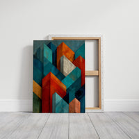 Faceted Peaks in Woodgrain