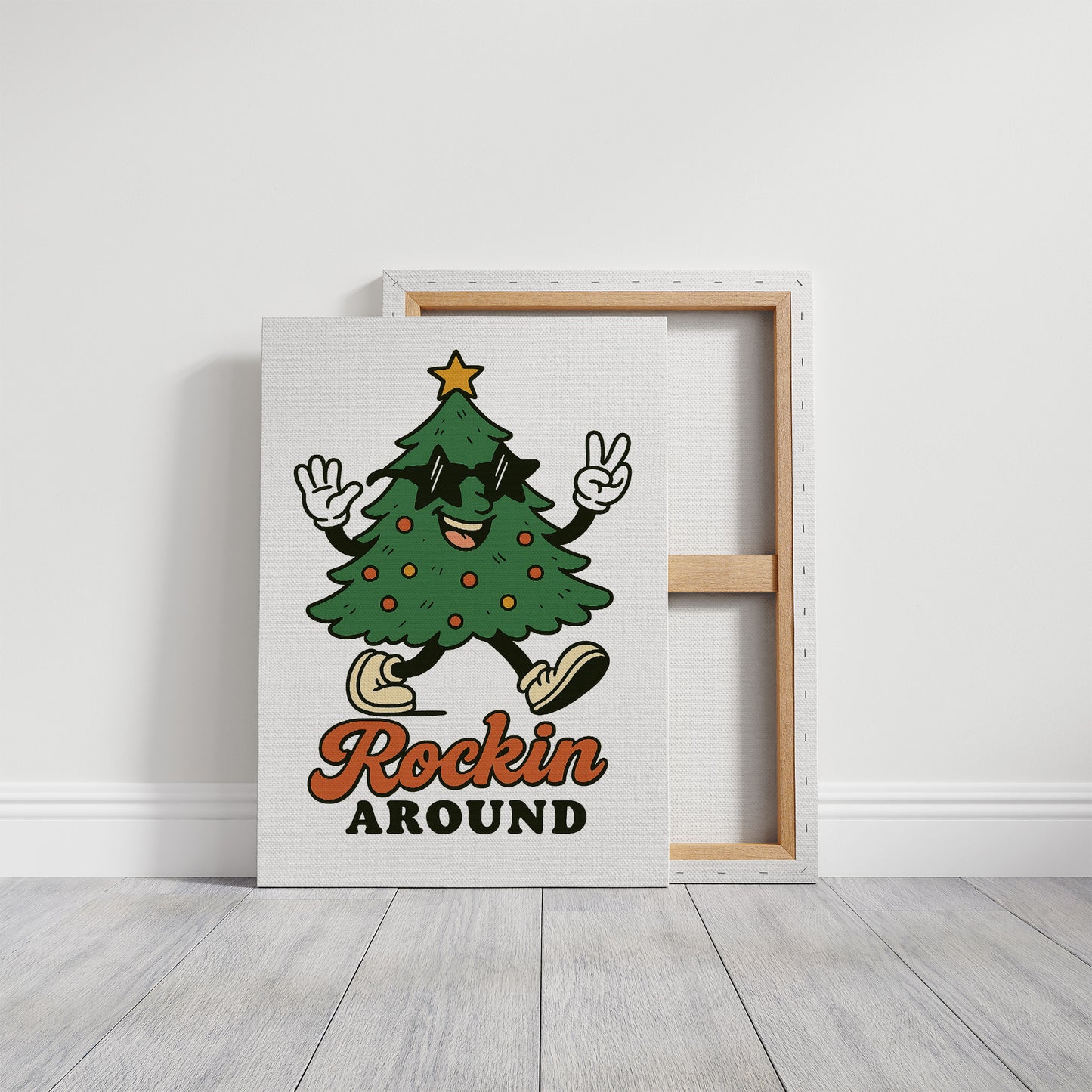 Festive Pine Struts With Joy