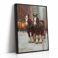 Snowbound Carriage on Market Street