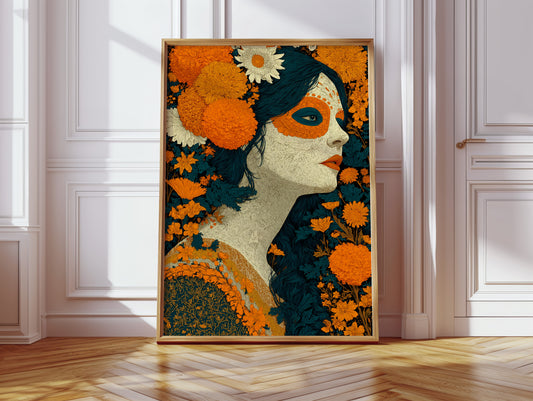Beneath Blooms of Radiant Color