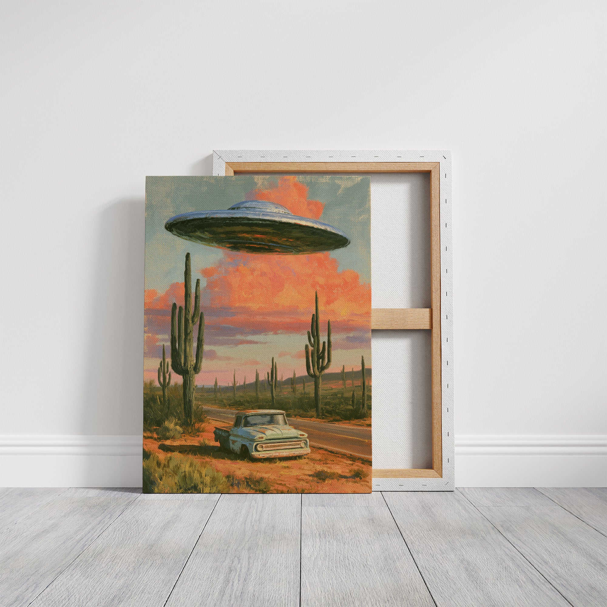 Vintage Truck Desert UFO Sighting