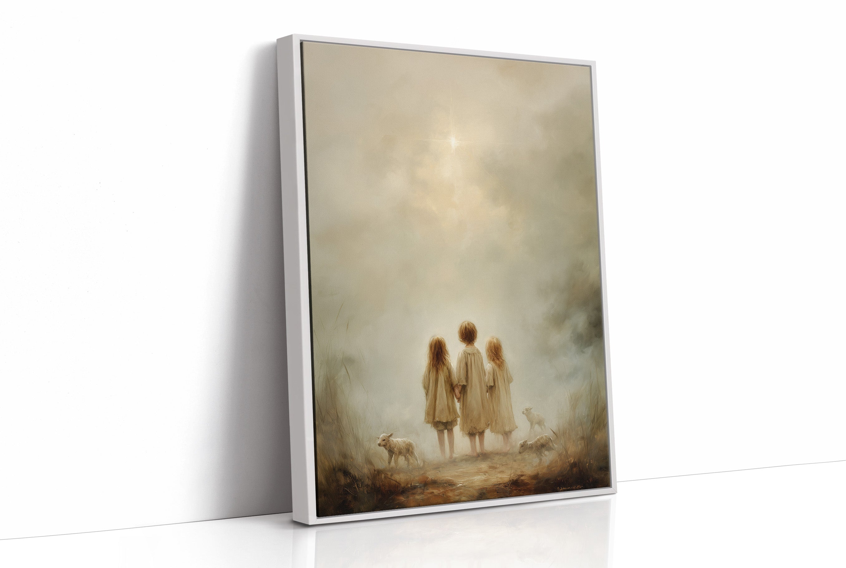 Innocent Wanderers Beneath Celestial Light