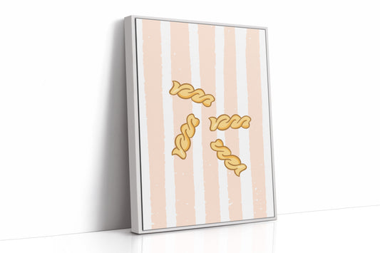 Pasta Dances Through Blush Stripes
