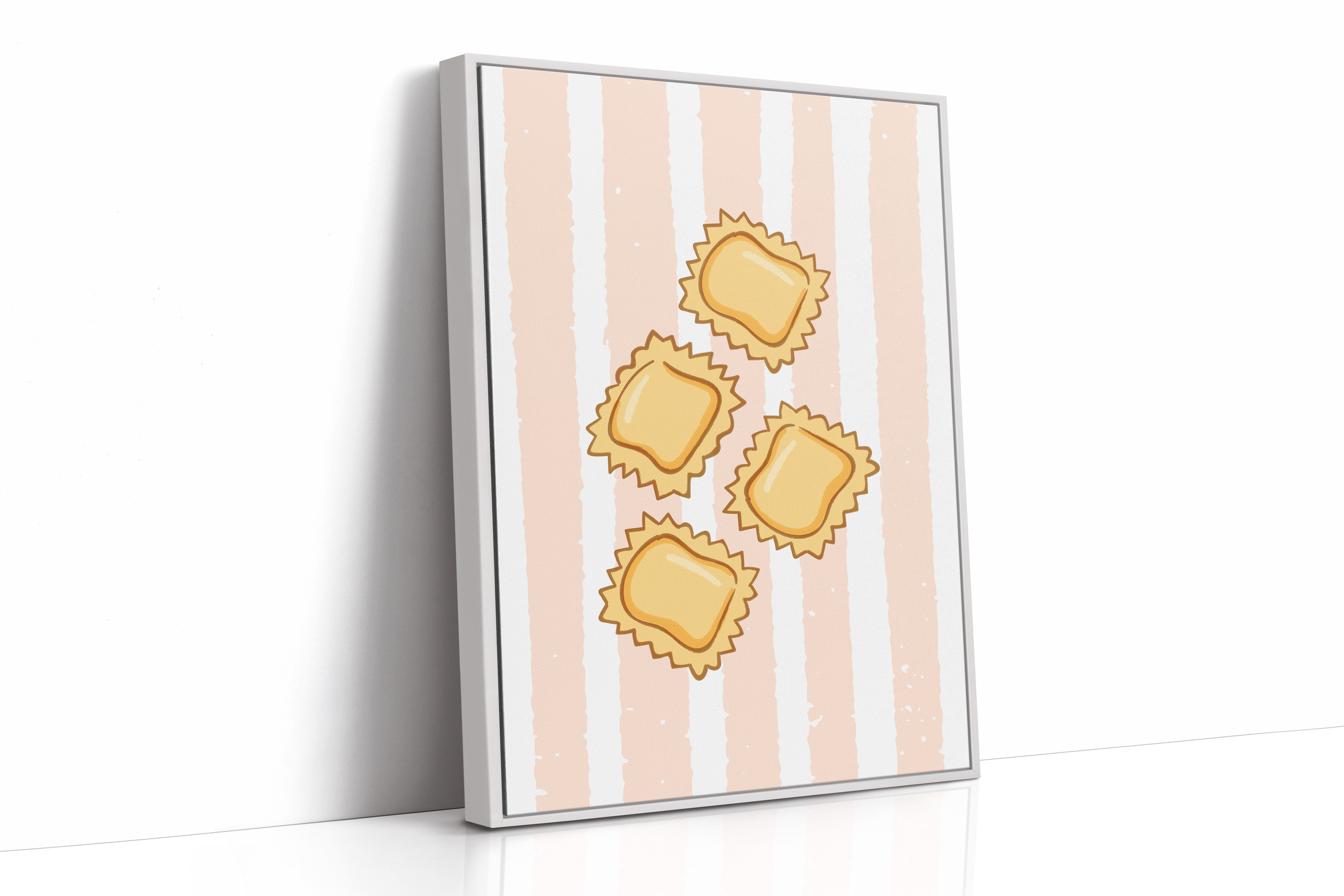 Ravioli Dances Through Blush Afternoon