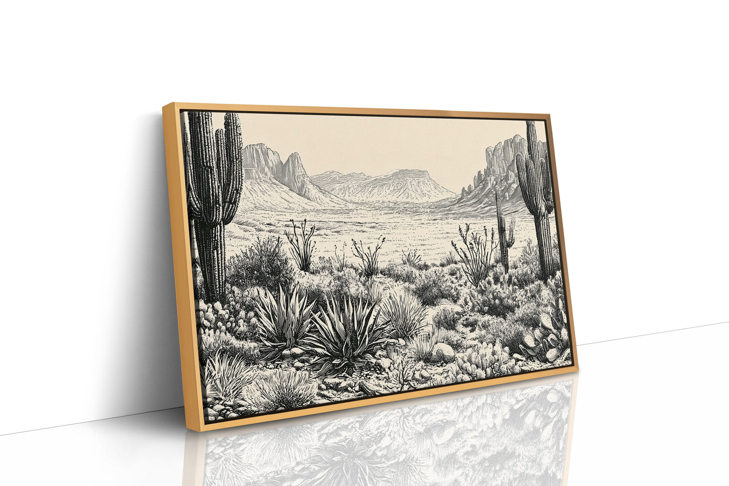 Sonoran Basin in Ink