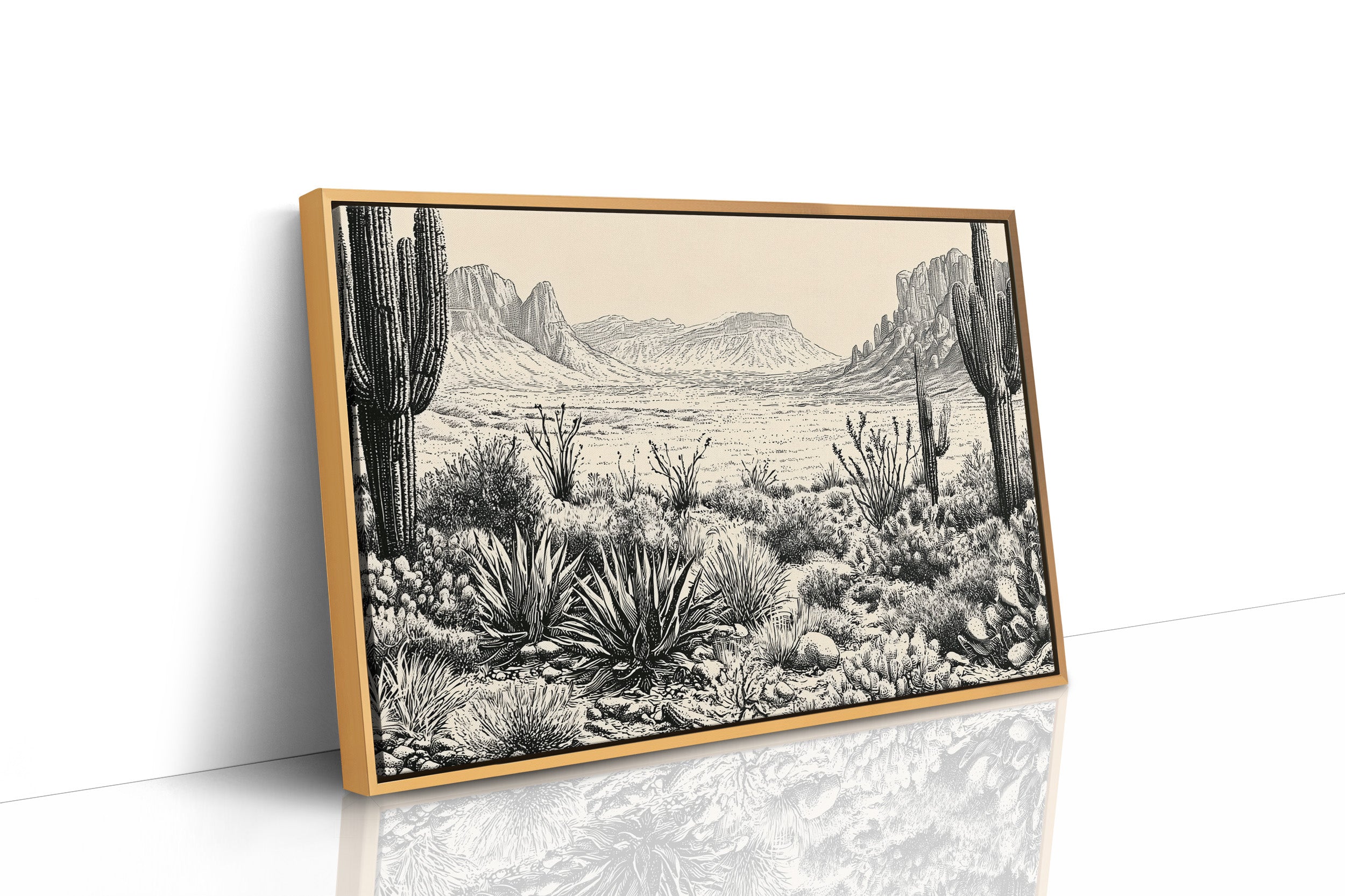 Sonoran Basin in Ink