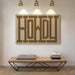 Howdy Western Mosaic Wall Greeting