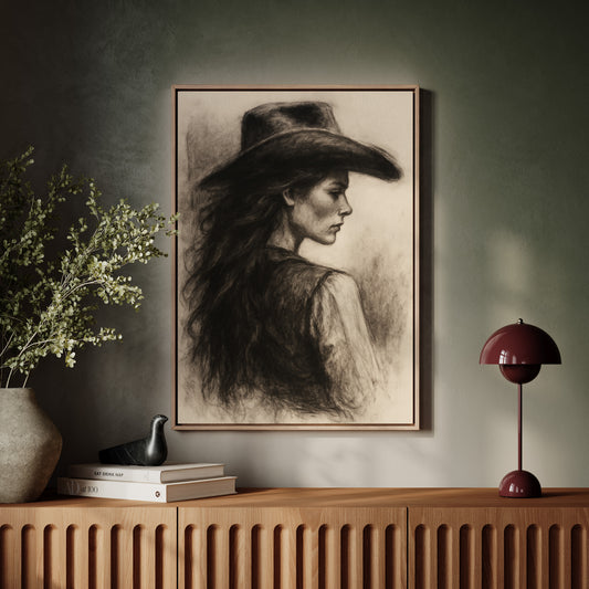 Cowgirl in Charcoal