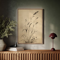 Wild Grasses Bow To Autumn Wind