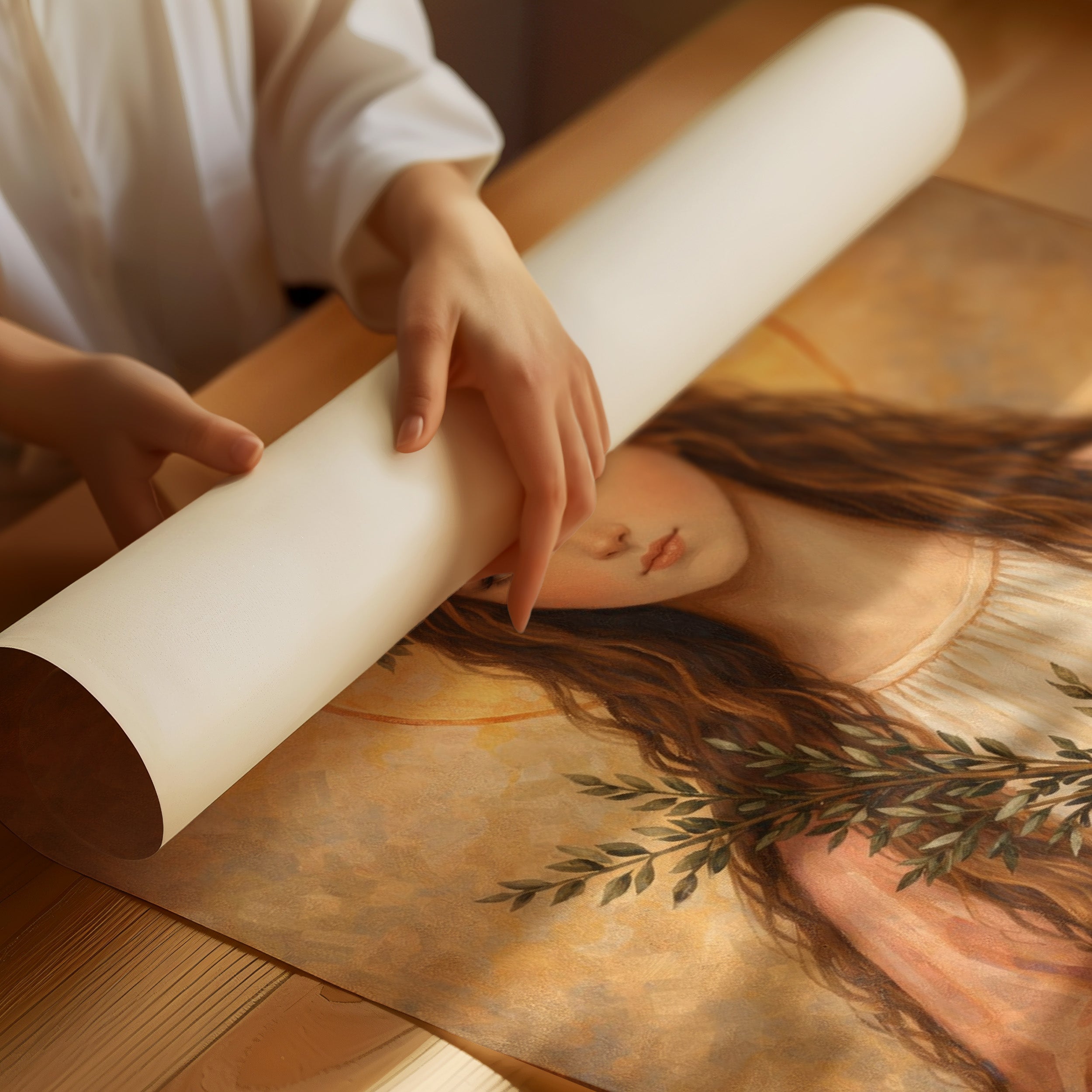Saint Philomena in Quiet Devotion