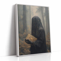 Ancient Tomes Between Forest Mists