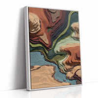 Currents Collide In Autumn Earth