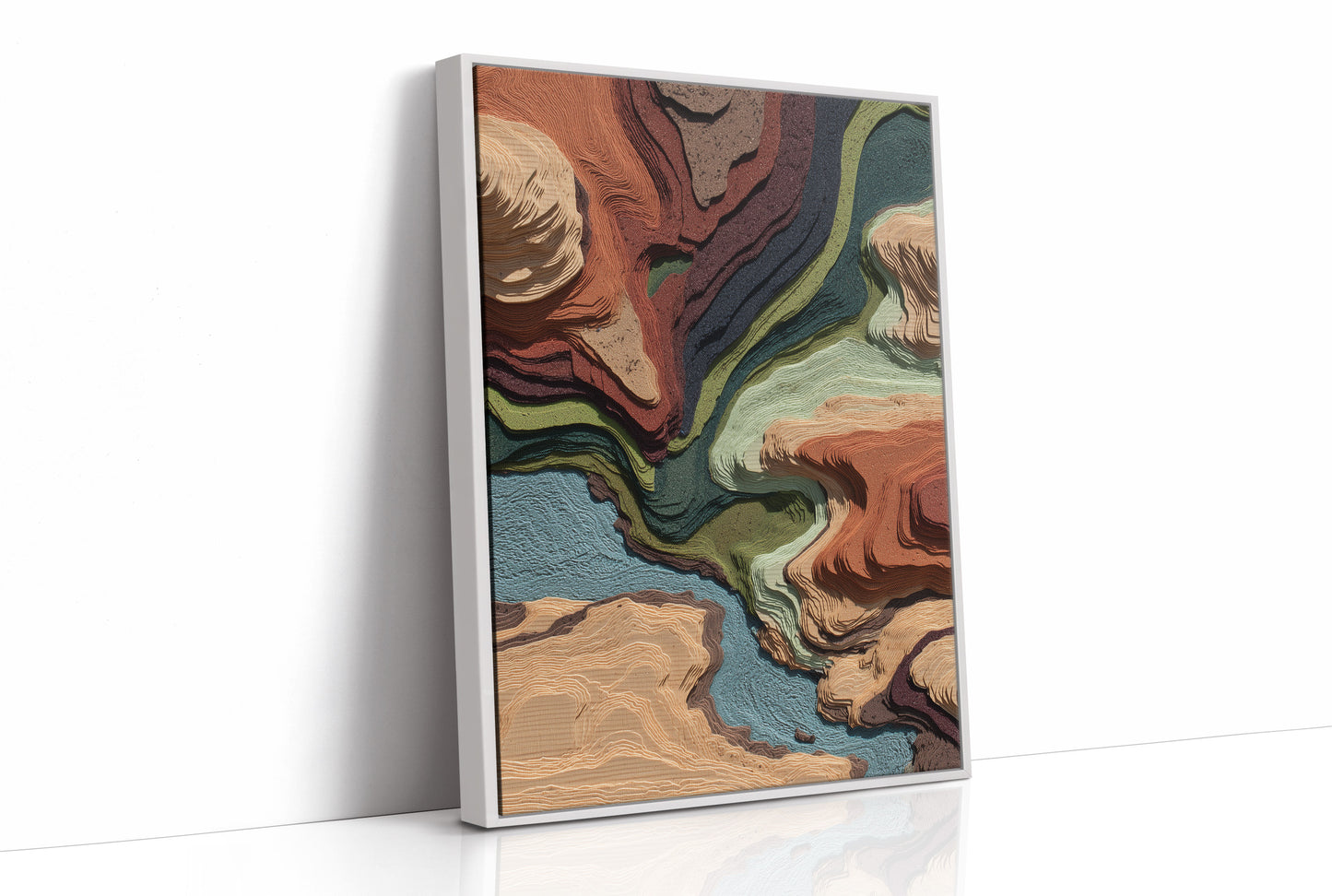 Currents Collide In Autumn Earth