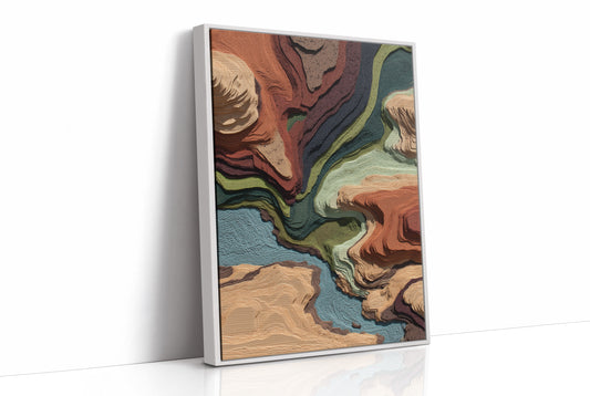 Currents Collide In Autumn Earth