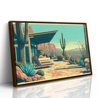 Canyon View, Mid-Century Patio