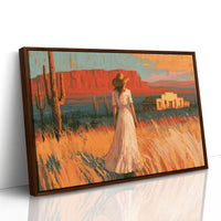 Homestead In Amber Light