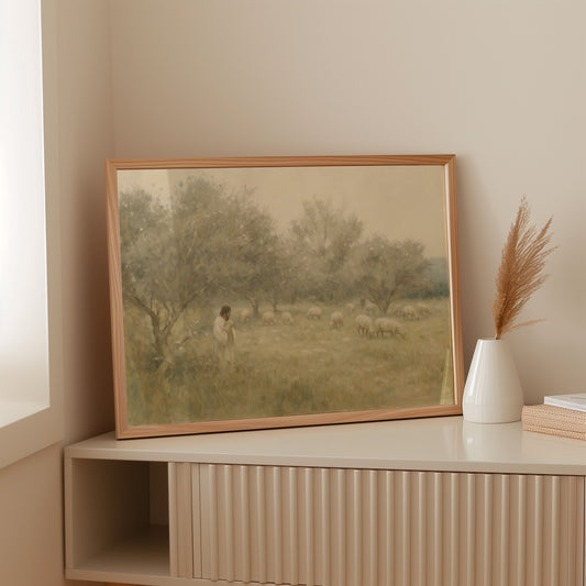 Shepherd Among the Blossoming Grove