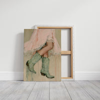Two-Step in Sage Leather